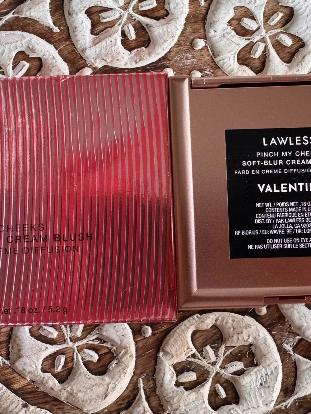 LAWLESS Pinch My Cheeks Soft-Blur Cream Blush Valentine 5.2g Full Size